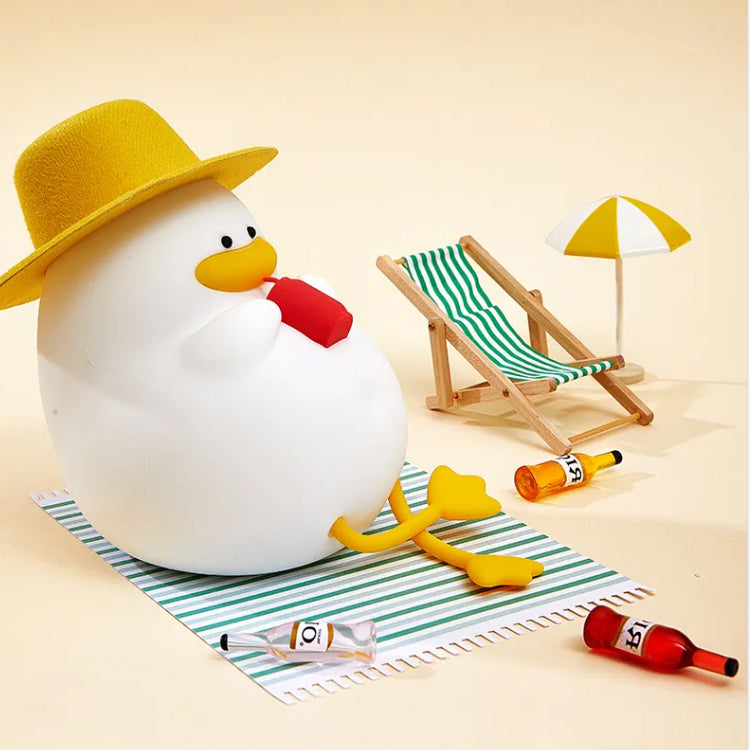 Duck Night Light LED Silicone Duck Lamp Nursery Led Night Light Cute Animal Bedside Table Lamp Bedside Touch Lamp for Teen Toddler