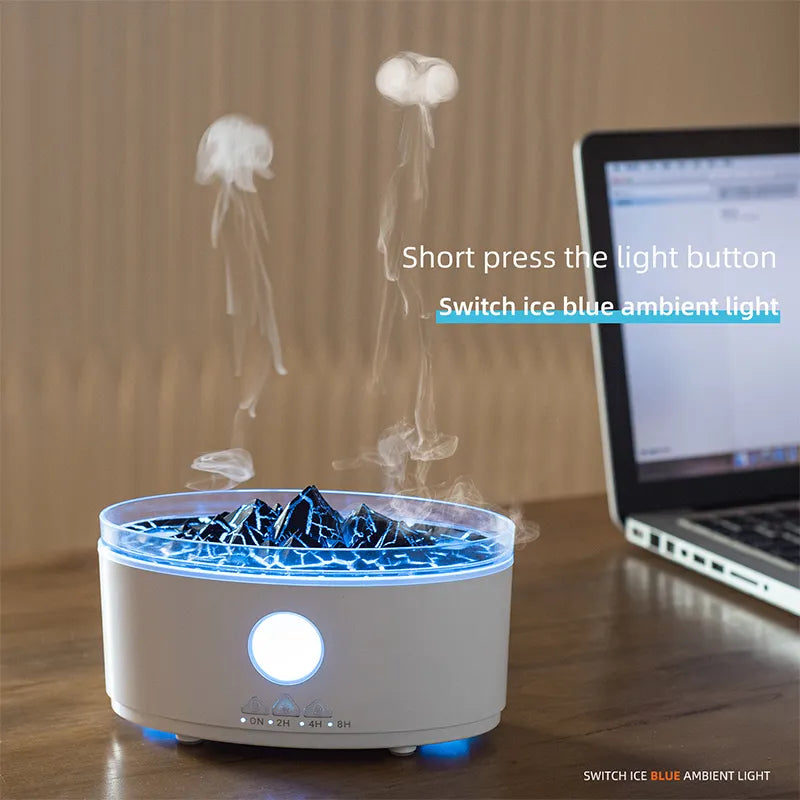 Rain Clouds Aroma Diffuser Zen Raindrops Air Humidifier Essential Oil Diffuser Home Desktop Ultrasonic Sprayer 3 Colors Lamp