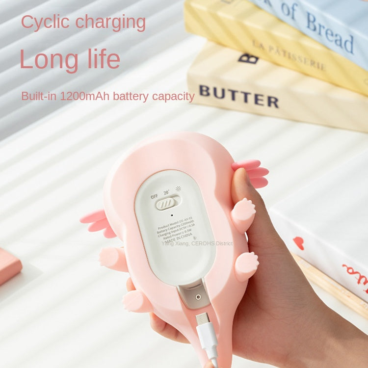 Axolotl Night Light, Cute Pink Silicone Axolotl Animal with Soft Touch NightLight for Kids Room, Dim Nursery Lamp with Rechargeable for Baby Toddlers, Gifts for Girls Teens Birthday Christmas