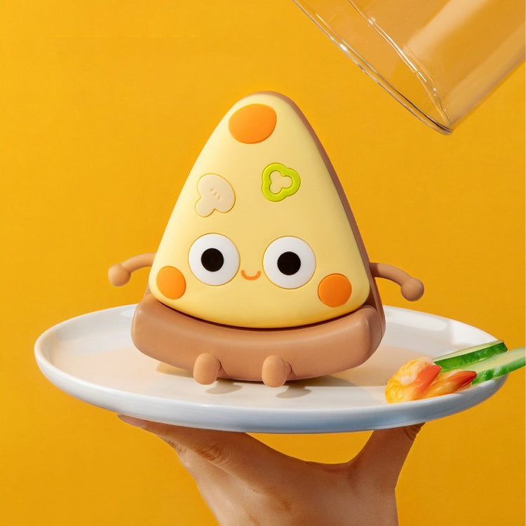 Pizza Nursery Night Light, Cute Silicone Pizza Lamp for Kids, Soft Silicone Kids Nursery Nightlight USB LED Touch Lamp Kids Bedroom Decor as Xmas Birthday Gifts for Boys Girls