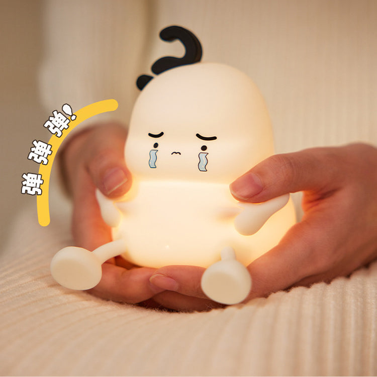DREAMING MY DREAM Cute Night Light, LED Squishy Novelty Night Lamp, 3 Level Dimmable Nursery Nightlight, Toddler Baby Kids Decor, Cool Gifts for Kids (Baby)