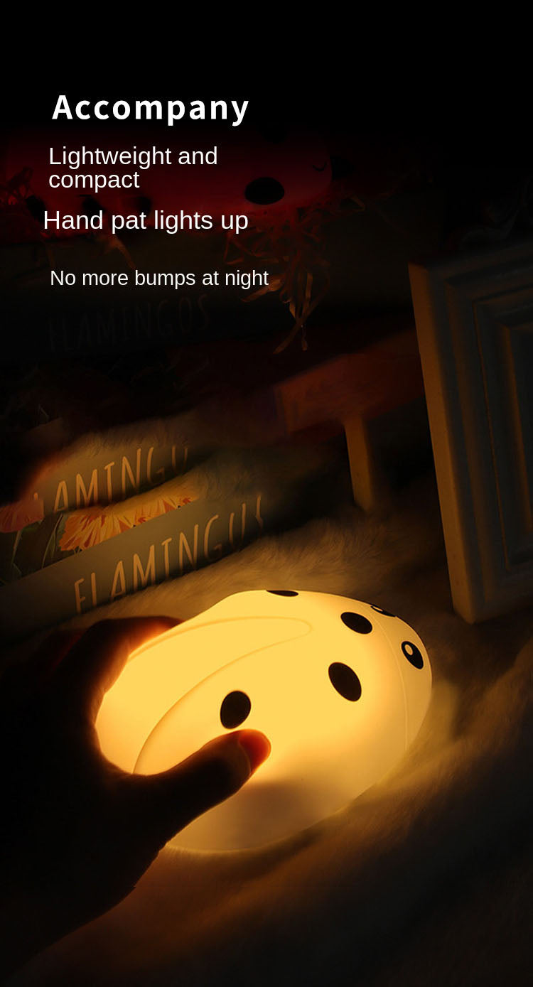 Night Light for beetle beetle Light Nightlights for Children Animal Light 7 Breathing Color Light Cute beetle Gift for Baby Girl Bedroom (beetle Lamp)