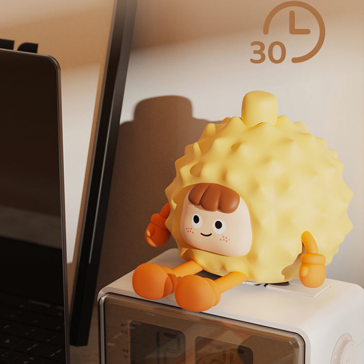 Durian Night Light for Kids | Cute Silicone Durian Lamp | Durian Design Bedside Lights for Bedroom | Bedroom Bedside Light, Cute Led Night Light for Soothing Bedtime Ambience