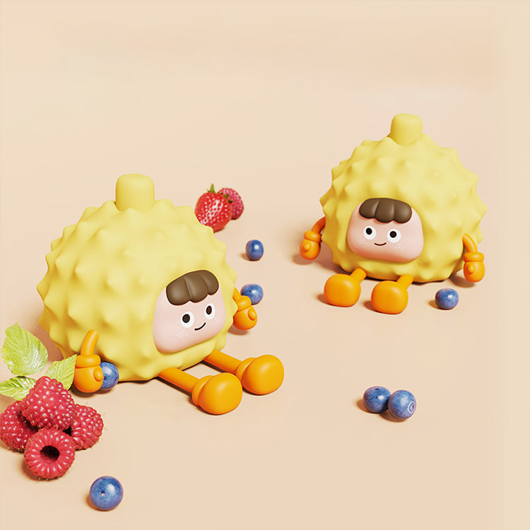 Durian Night Light for Kids | Cute Silicone Durian Lamp | Durian Design Bedside Lights for Bedroom | Bedroom Bedside Light, Cute Led Night Light for Soothing Bedtime Ambience