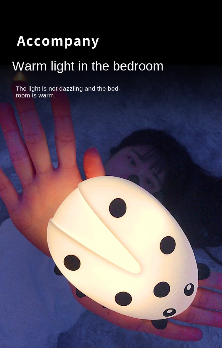 Night Light for beetle beetle Light Nightlights for Children Animal Light 7 Breathing Color Light Cute beetle Gift for Baby Girl Bedroom (beetle Lamp)