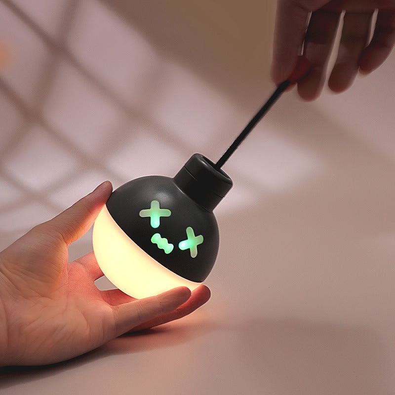 The quirky night light with dazzling color changes creates an atmosphere. The night light with a timer is a novel and unique decorative item