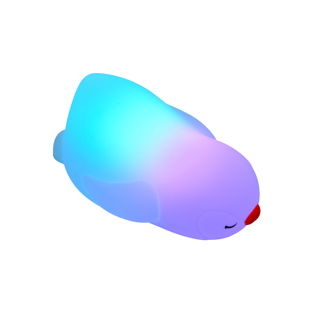 Colorful Light for Kids Bedroom –Desk Lamp Light Up Toddler Bed Room Nursery Baby Night Light for Breastfeeding Rechargeable Bedside Night Lamp Sleep Aid for Girls Boys Penguin Gifts for Women