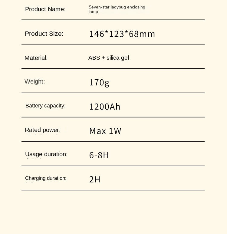 Night Light for beetle beetle Light Nightlights for Children Animal Light 7 Breathing Color Light Cute beetle Gift for Baby Girl Bedroom (beetle Lamp)