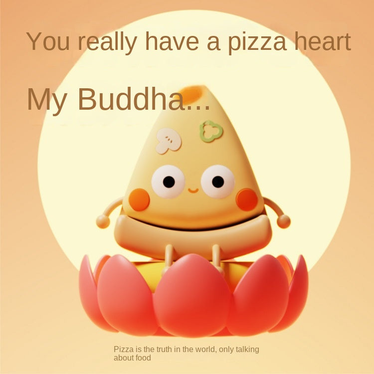 Pizza Nursery Night Light, Cute Silicone Pizza Lamp for Kids, Soft Silicone Kids Nursery Nightlight USB LED Touch Lamp Kids Bedroom Decor as Xmas Birthday Gifts for Boys Girls