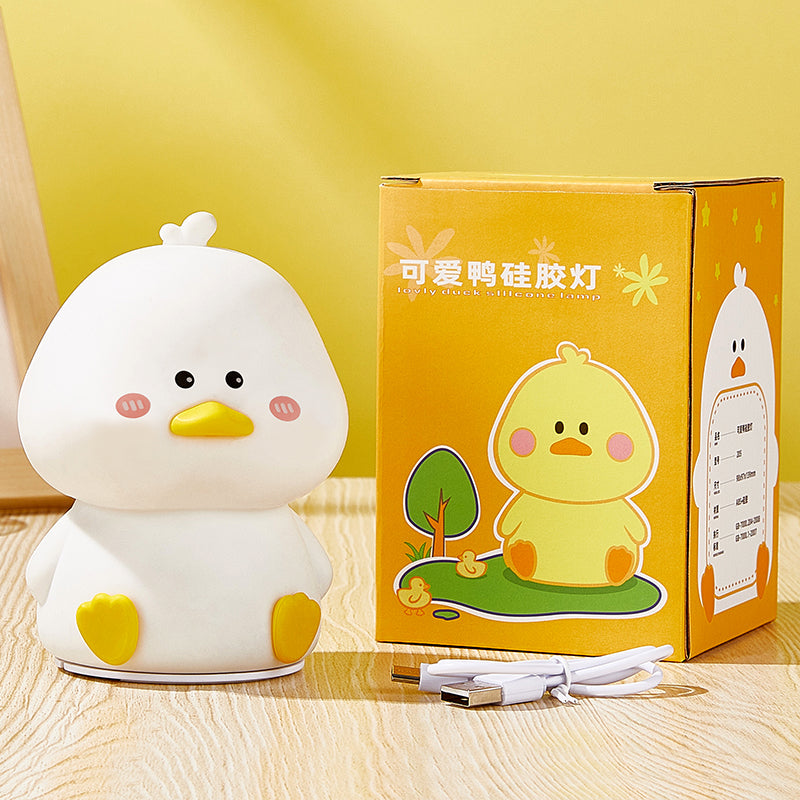 Duck Night Light USB Charging creative night light and Duck light silicone bedroom decorative night light