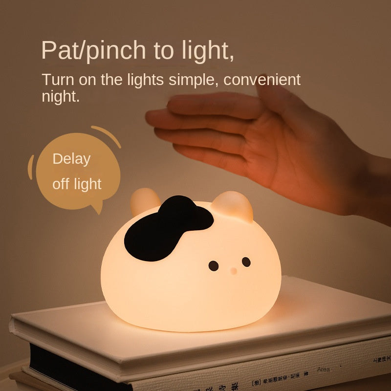 Breastfeeding lamp, touch lamp, night lamp, pillow lamp, bedroom lamp, silicon lamp, indoor lamp, bedside lamp, lighting lamp, children's warm-color lamp, led indirect lighting, USB rechargeable