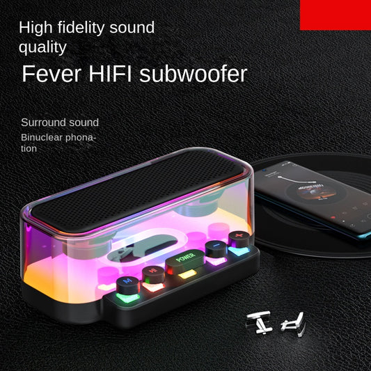 Portable Hifi Wireless Speaker Experience 5.1 Surround Change Perfect For Living Room/Bedroom/Party/Festival/Holiday Celebration, Girlfriend/Boyfriend Gift, Friend Gift