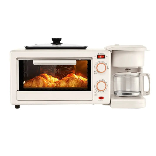 Hot Sale 3 in 1 Breakfast Maker Stock Household 3 in 1 Breakfast Makers Non-stick Cooking Surface Electric Machine