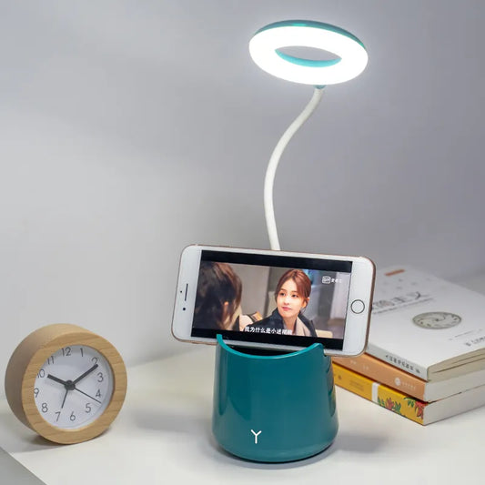 Pen Container Led Table Foldable Desk Light in Promotion Rechargeable Innovative Bright Desk Lamp