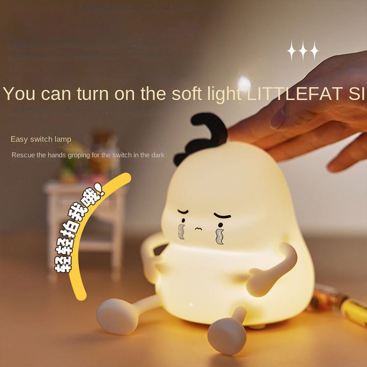 DREAMING MY DREAM Cute Night Light, LED Squishy Novelty Night Lamp, 3 Level Dimmable Nursery Nightlight, Toddler Baby Kids Decor, Cool Gifts for Kids (Baby)