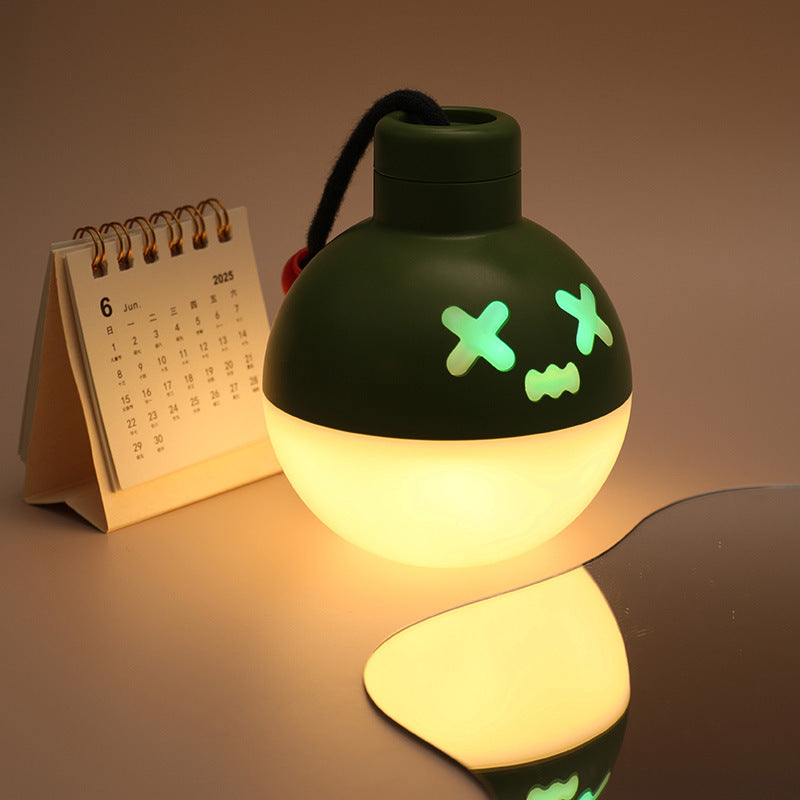 The quirky night light with dazzling color changes creates an atmosphere. The night light with a timer is a novel and unique decorative item