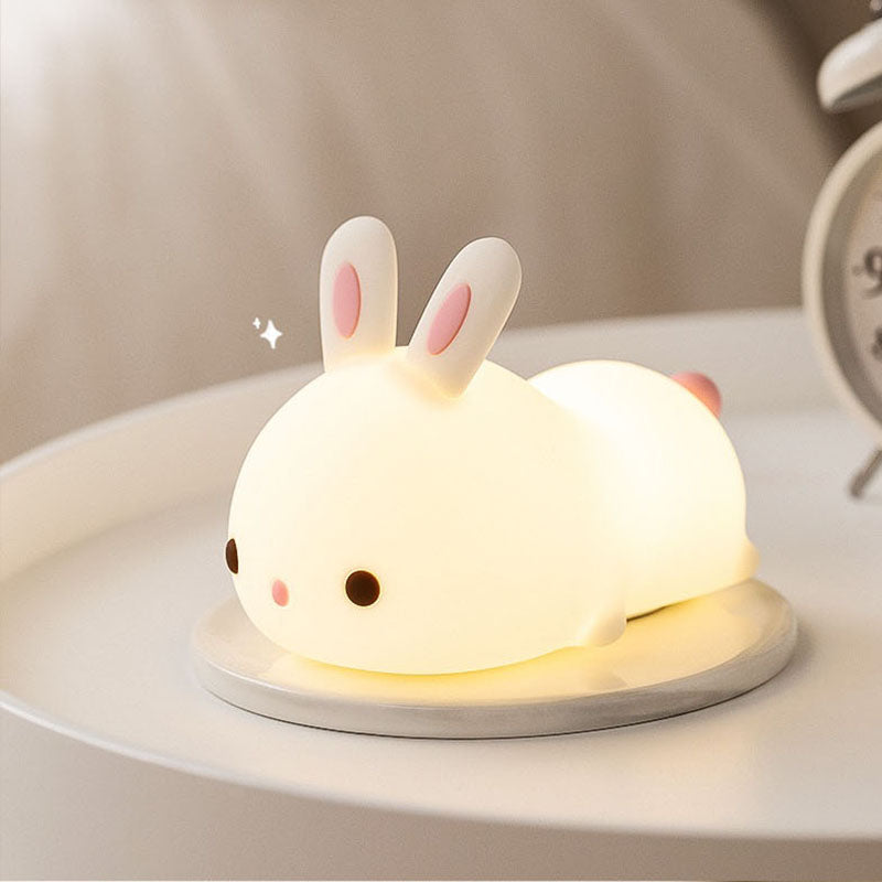 Night Light for Kids Bunny Cute Lamp Kawaii 16 Colors Kids Night Light Baby Night Light Lamp Rechargeable Toddler Night Light for Baby Nursery Night Light Kids Lamp Nightlight for Kids Room