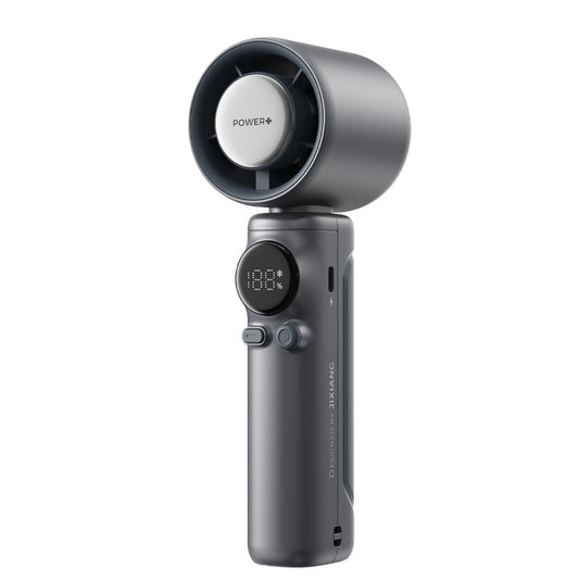 Mini Handheld Fan with Turbo Motor – USB Rechargeable, Ice Cooling, 199-Speed Digital Display, Portable Outdoor Fan