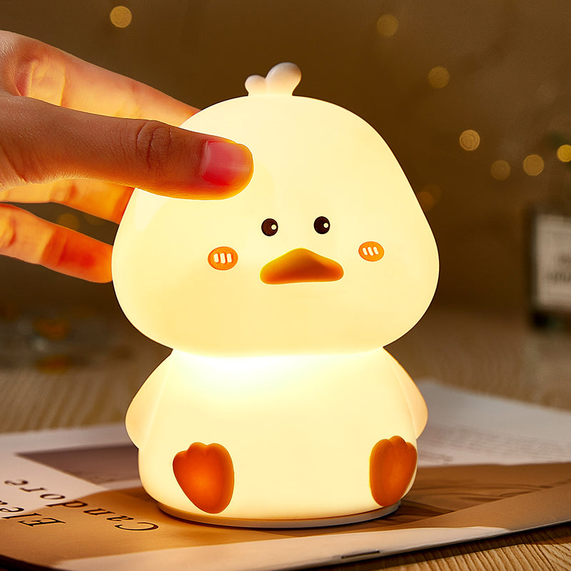Duck Night Light USB Charging creative night light and Duck light silicone bedroom decorative night light