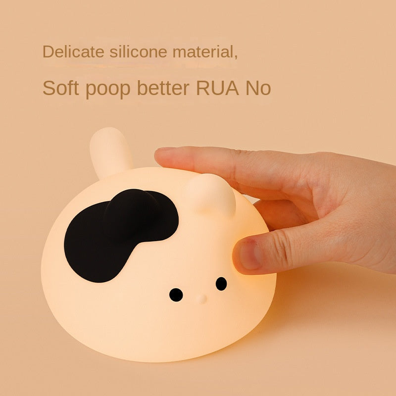 Breastfeeding lamp, touch lamp, night lamp, pillow lamp, bedroom lamp, silicon lamp, indoor lamp, bedside lamp, lighting lamp, children's warm-color lamp, led indirect lighting, USB rechargeable