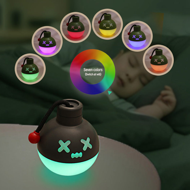 The quirky night light with dazzling color changes creates an atmosphere. The night light with a timer is a novel and unique decorative item