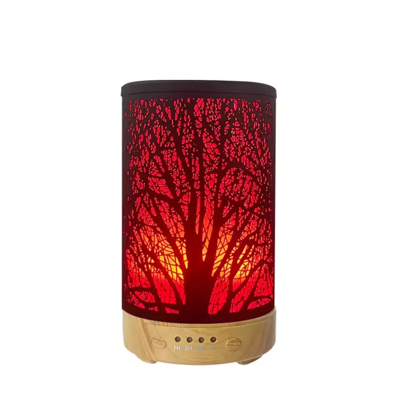 Metal Essential Oil Diffuser，Aromatherapy Diffuser 7 Colors Changed Ultrasonic Diffuser Air Led Diffuser Infuser Oil Machine Essential Oils for Diffusers for Home Large Room Office