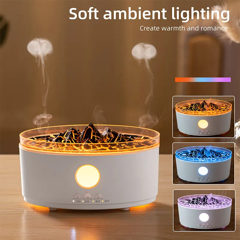 Rain Clouds Aroma Diffuser Zen Raindrops Air Humidifier Essential Oil Diffuser Home Desktop Ultrasonic Sprayer 3 Colors Lamp