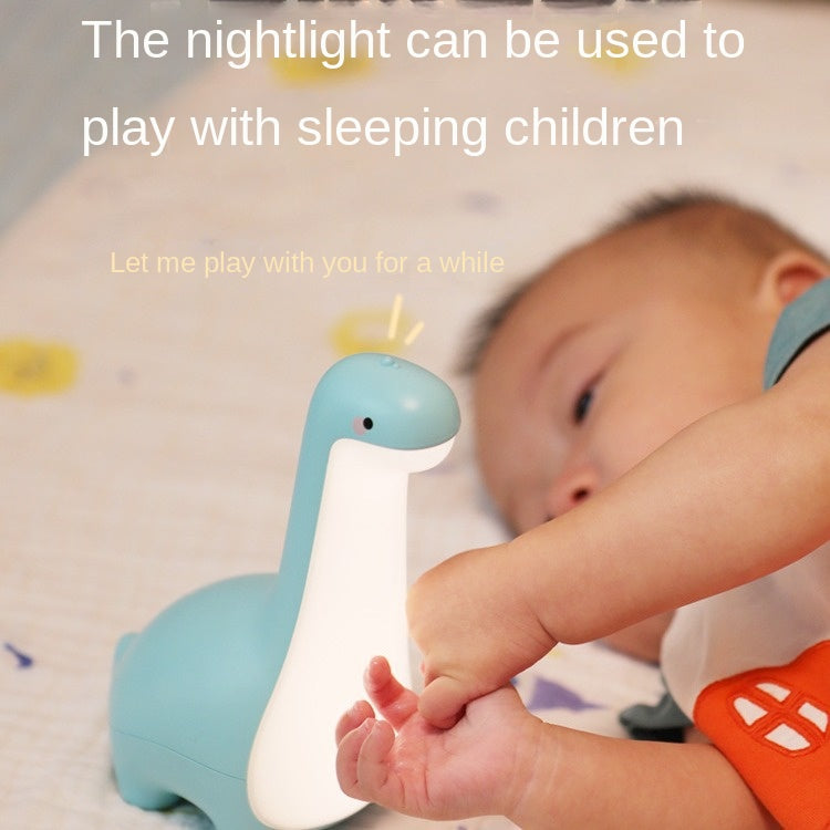 Dinosaur Night Lamp, Dimmable Bedside Night Light USB Rechargeable, Kids Bedroom Sleep Light, Cute Gifts for Girls, Boys, Teens, Friends Birthday, Holiday, Christmas, Yellow