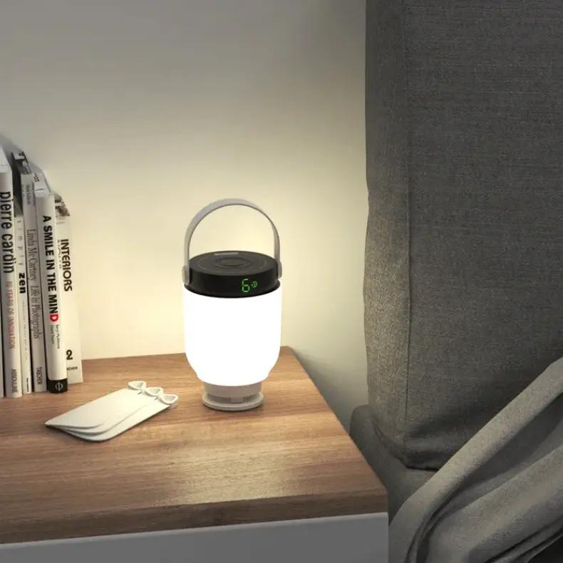 8000mAh Rechargeable Ceiling Fan with LED Light Detachable Remote Control Fan Outdoor Camping Portable Ceiling Fan