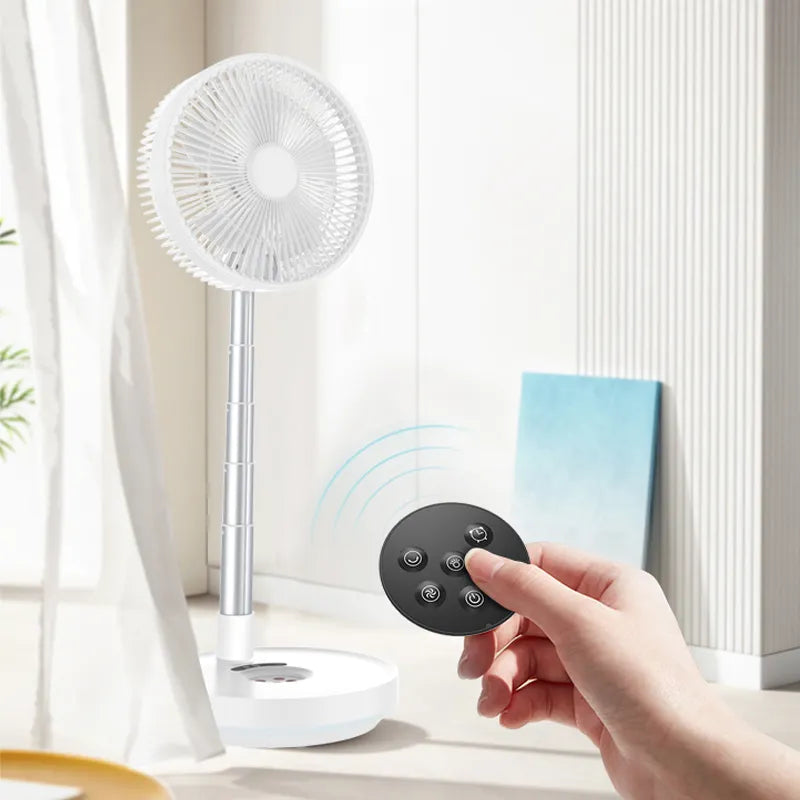 New Arrival Multifunction Portable Rechargeable Desk Fan Outdoor Camping Fan with Telescopic Function