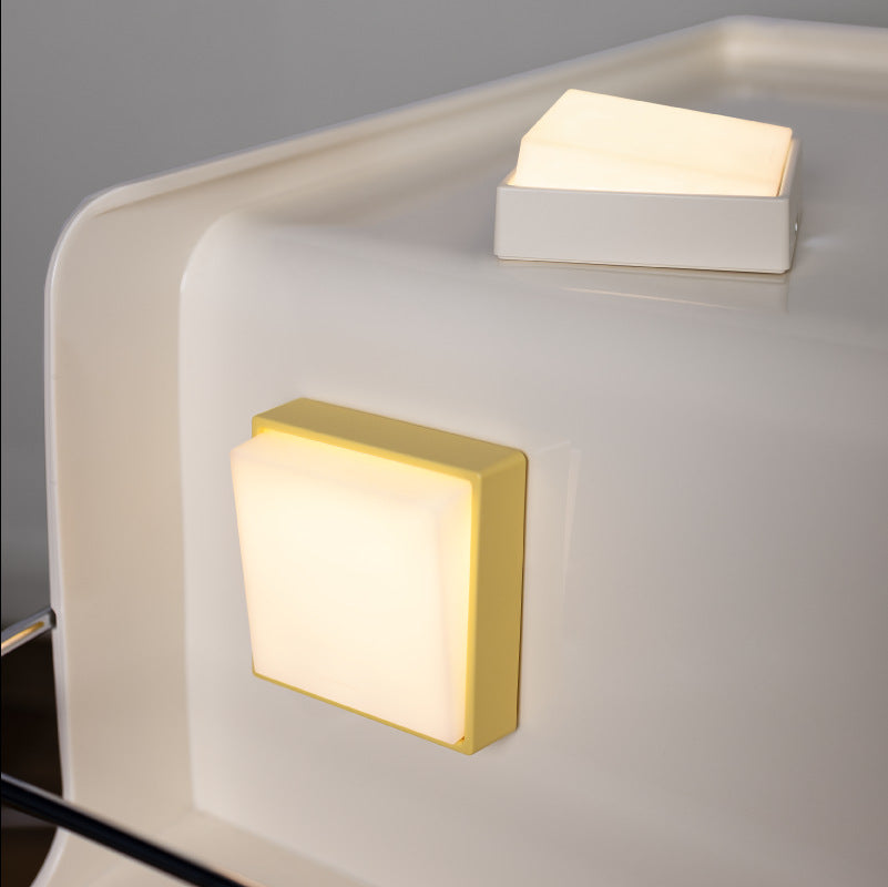 Magnetic Night Light, Dimmable Bedside Light, Adjustable Brightness Lamp, Portable Touch Control LED Bedside Night Light, Rechargeable Lamp, Long Lasting Battery for Bedroom