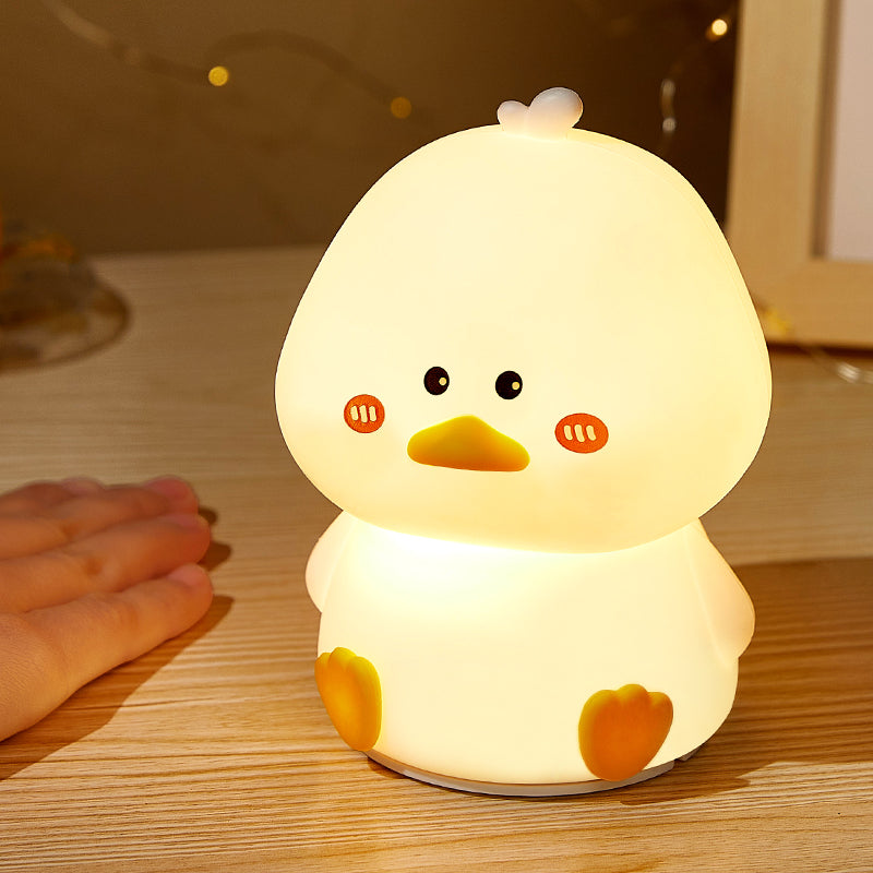 Duck Night Light USB Charging creative night light and Duck light silicone bedroom decorative night light
