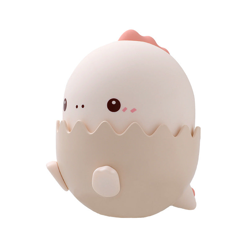 Eggshell chicken Emotional night light, silicone USB charging milk feeding light, Untoppling doll, children's cartoon eggshell led desk lamp