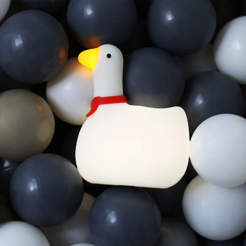 Rocking Goose Silicone Lamp Baby Nursery Light Bedroom Night Light Baby Silicone Light Goose Silicone Light Silicone Night Light Baby Night Light Children Night Light Nursery Lamp