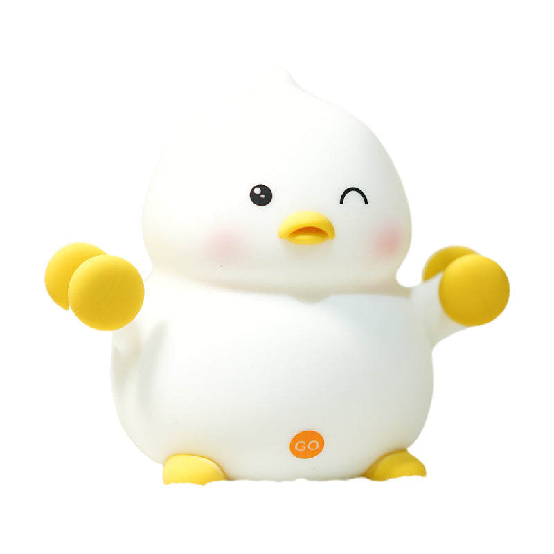 Duck Night Light Cute Night Light for Kids 3 Level Dimmable Duck Lamp 30 Min Timer Silicone Baby Night Light LED Rechargeable Duck Light Squishy Toddler Nightlights Duck Gifts for Girls Room Decor