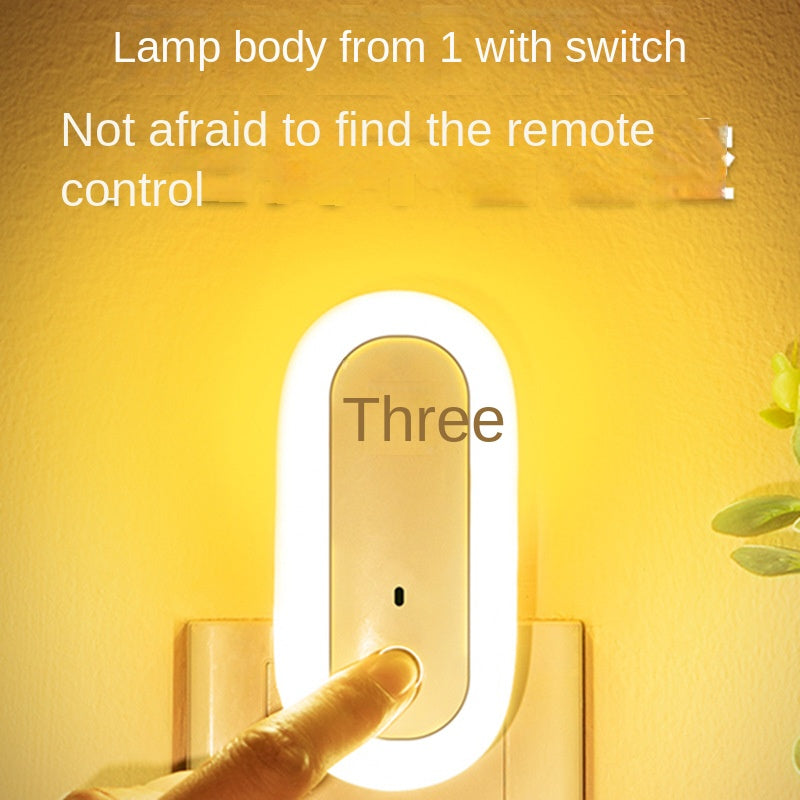 Remote Control Night Light for Kid's,Bedroom Bedside Plug in Lamp,baby sleep and feeding LED Lamp