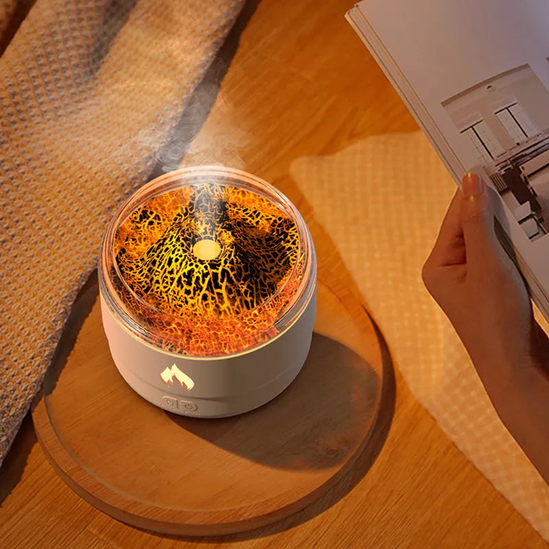 Customized 360-degree Natural Surround Fragrance Simulation Volcanic lava Essential Oil Diffuser