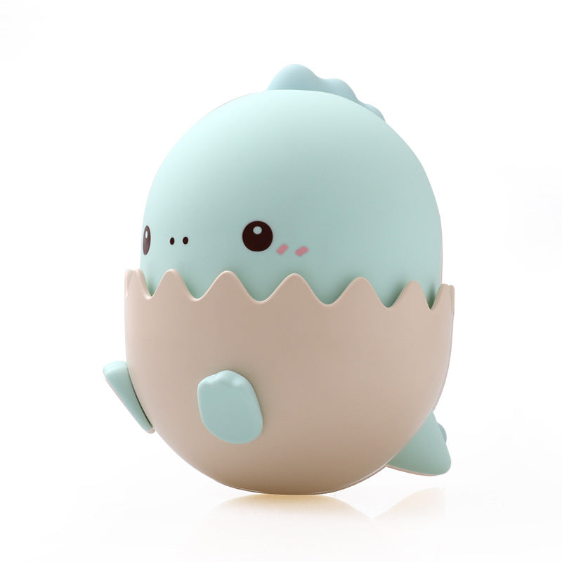 Eggshell chicken Emotional night light, silicone USB charging milk feeding light, Untoppling doll, children's cartoon eggshell led desk lamp