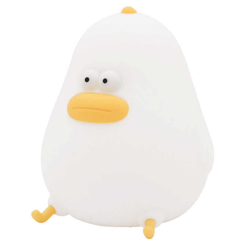 Night Light for Kids, Cute Silicone Nursery Chick Lamp for Baby and Toddler, Animal Night Light for Boys and Girls, Squishy Bedside Lamp for Kids Room