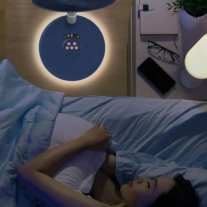 New Arrival Multifunction Portable Rechargeable Desk Fan Outdoor Camping Fan with Telescopic Function