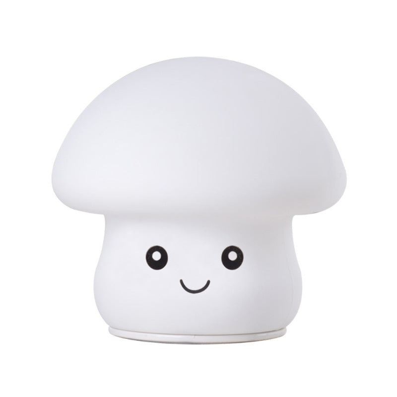 Practical Night Light Smart Creative USB Colorful Mushroom Night Light Children's Night Light Eye Protection Touch Sensor Table Lamp (Color : Mushroom4)