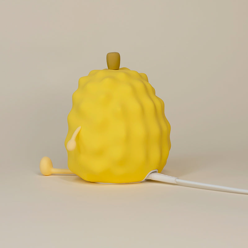 Night Light for Kids, Cute Silicone Durian Nursery Light for Baby Room and Toddler, Rechargeable LED Fruits Decor Nightlight for Girls and Boys, Portable Kawaii Lamp Birthday Gift