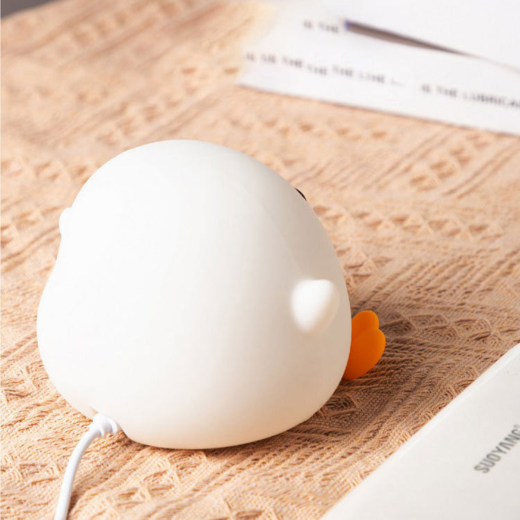 Dodo Duck Soft Silicone USB Rechargeable Touch Sensor Night Lights Lamp with Dimmable LED Bedside Lamp with Timer & Tap Control for Rooms/Office/Home/Bedroom