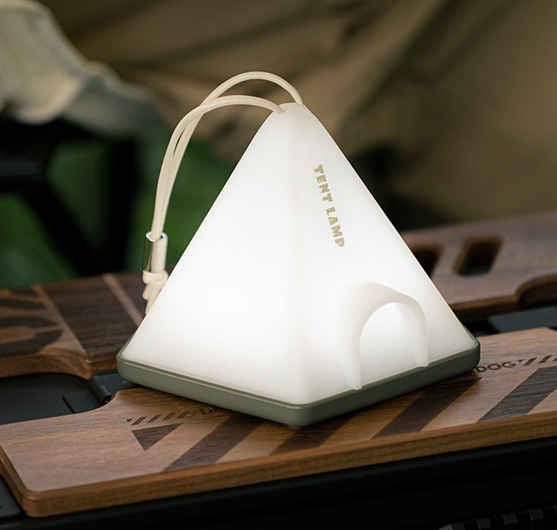 Camping Night Light, Tent Shaped Portable Led Tent Lantern 6 Modes, USB Rechargeable Nursery Lamp, Hangings Night Light for Kids for Outdoor and Indoor for Soydan