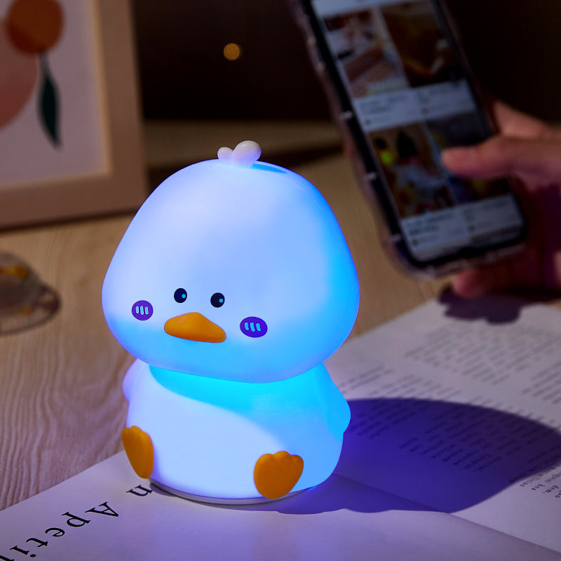 Duck Night Light USB Charging creative night light and Duck light silicone bedroom decorative night light