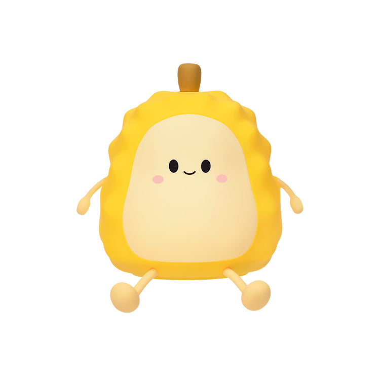 Night Light for Kids, Cute Silicone Durian Nursery Light for Baby Room and Toddler, Rechargeable LED Fruits Decor Nightlight for Girls and Boys, Portable Kawaii Lamp Birthday Gift