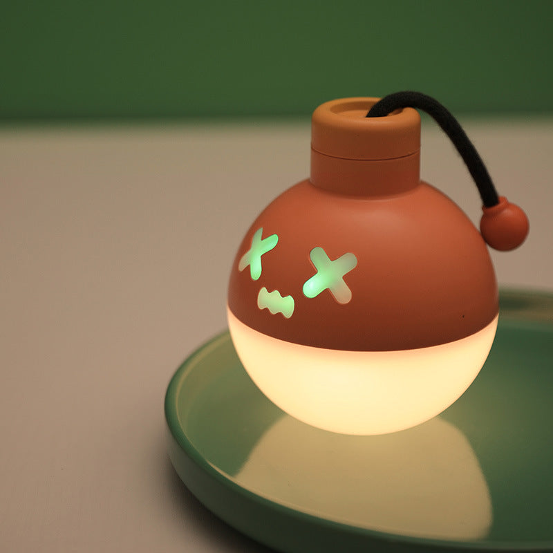 The quirky night light with dazzling color changes creates an atmosphere. The night light with a timer is a novel and unique decorative item
