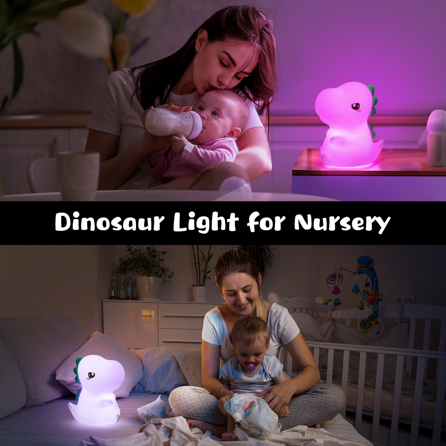Night Light for Kids Cute Silicone Nursery Pear Lamp for Baby and Toddler Fruit NightLight for Boys and Girls Squishy Night Lamp for Bedroom Kawaii Bedside Lamp for Kids Room (Pear)